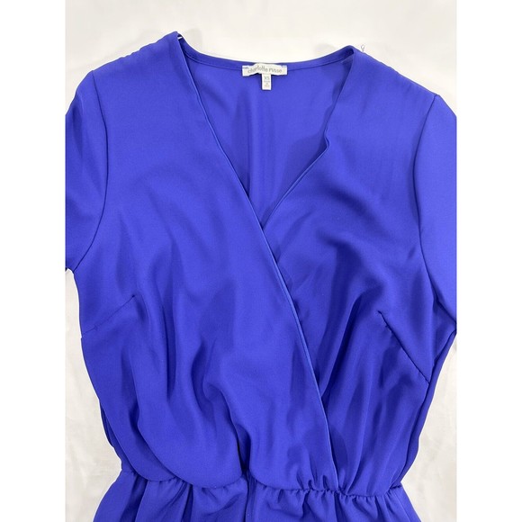 Charlotte Russe Romper Women’s Size XS Blue Jumper Bell Lace Long Sleeve Shorts - Picture 3 of 8